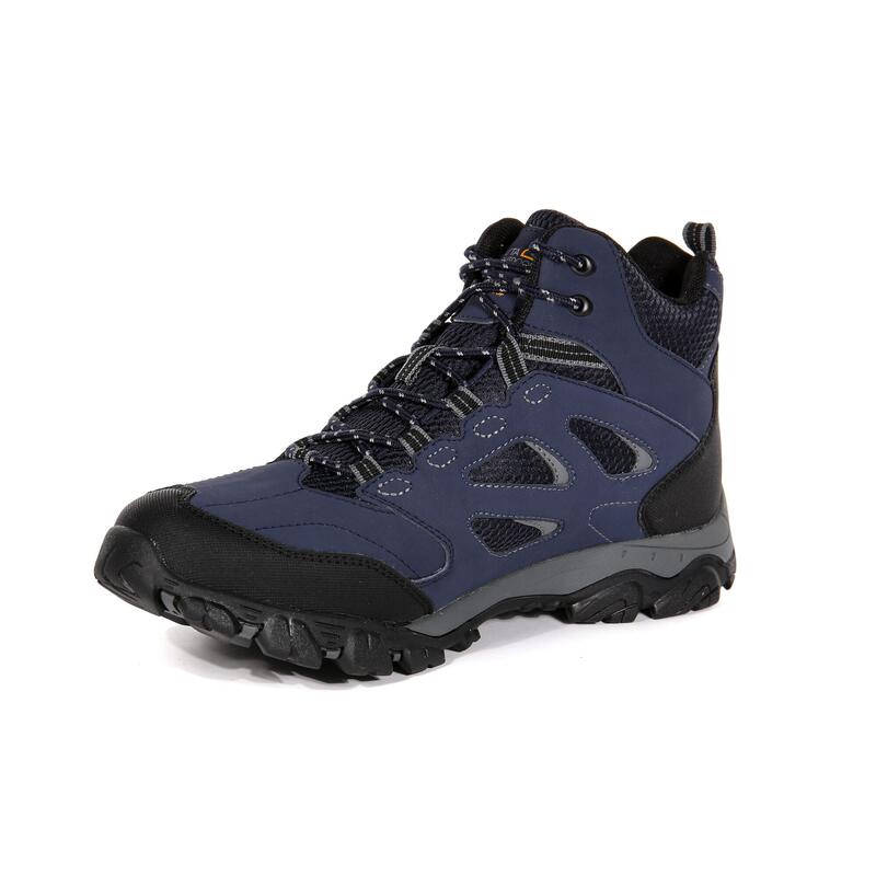 Holcombe IEP Heren Hiking Halfhoge Wandelschoenen - Marineblauw / grijs