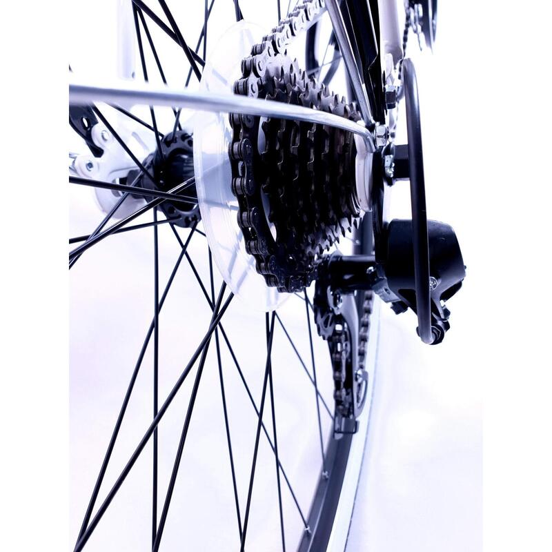 Kands® Galileo Női kerékpár 28'' kerék, Grafit, 21 fokozat Shimano, trekking