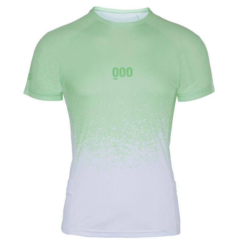 Camiseta técnica Running Trail Run Hombre Green Fade E - Trail Mooquer