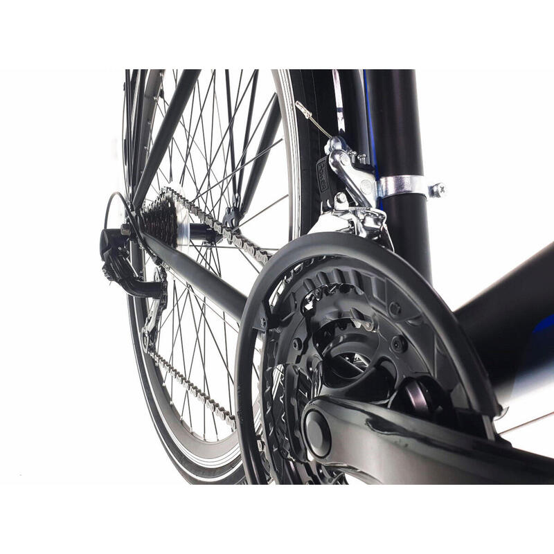 Kands® Galileo Férfi kerékpár 28", Fekete, 21 fokozat Shimano, trekking