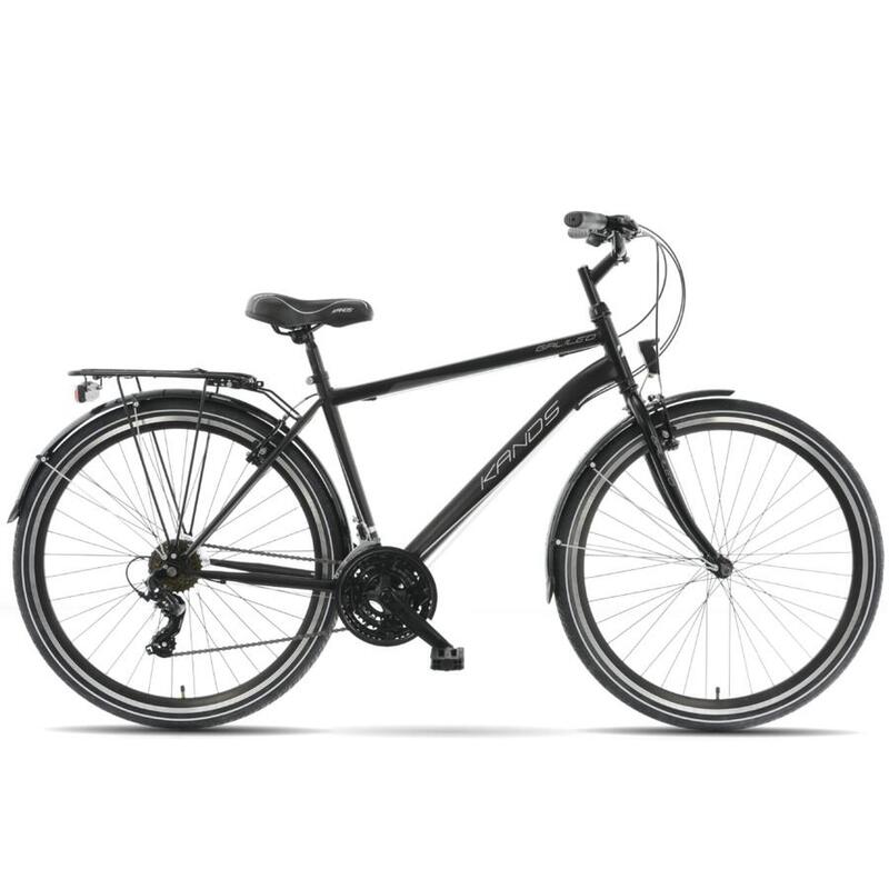 Kands® Galileo Férfi kerékpár 28", Fekete, 21 fokozat Shimano, trekking