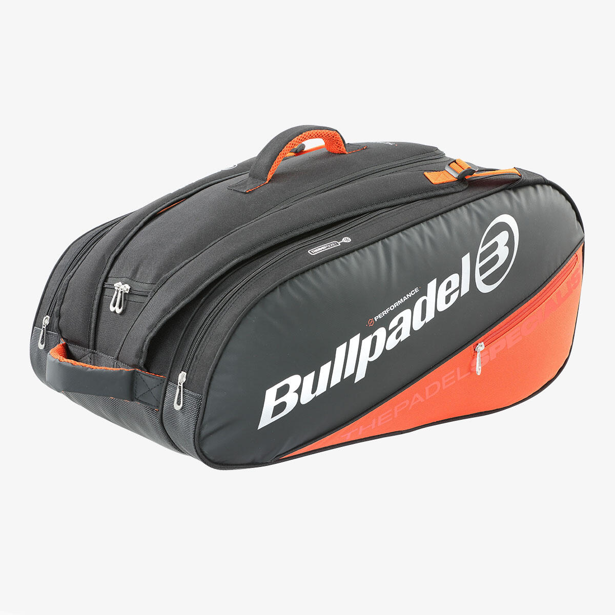 Bullpadel - Sac Bullpadel Performance Bpp-23014 Noir - Sac De Sport - Noir|orange - Taille Unique - Decathlon