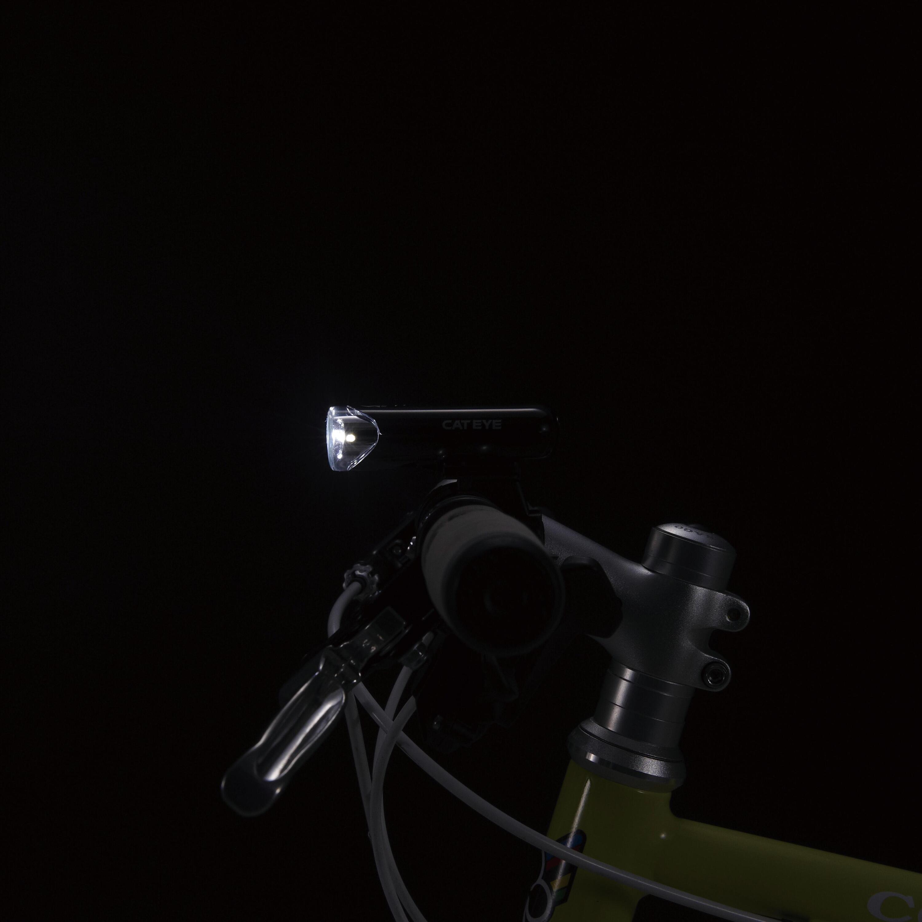 EL135 Front Light Omni Rear Light Set CATEYE Decathlon