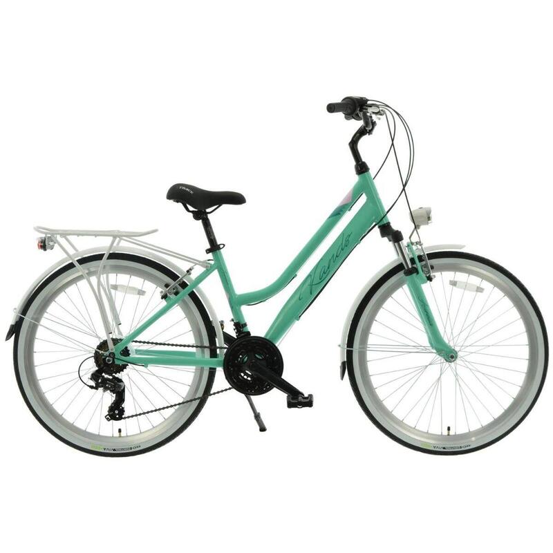 Bicicleta Kands® Aurelia Aluminiu 140-160 cm inaltime Roata 26" 18 viteze, Menta