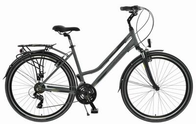 Bicicletta donna Kands Travel-X. 28". 168-165 cm. 21 velocità. Nero