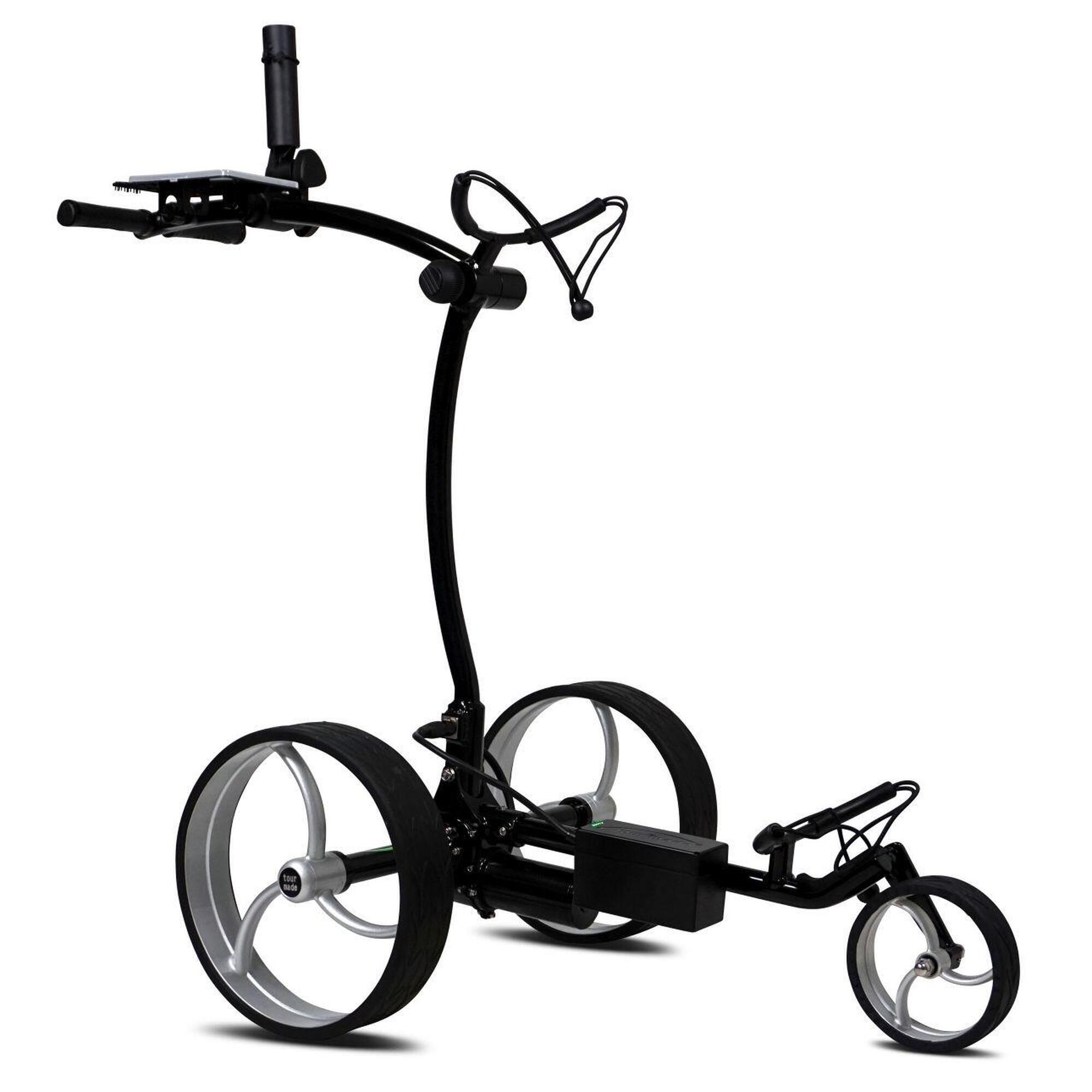 Tour Made - Tour Made Rt-610s Chariot De Golf Électrique - Chariot De Golf - Gris|noir - Taille Unique - Decathlon