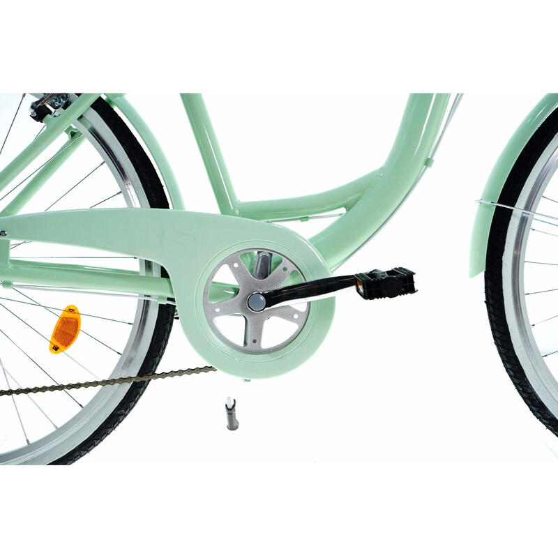 Davi Maria Alumínium Női kerékpár 7 fokozat 28″, Fonott, 160-185 cm, Zöld