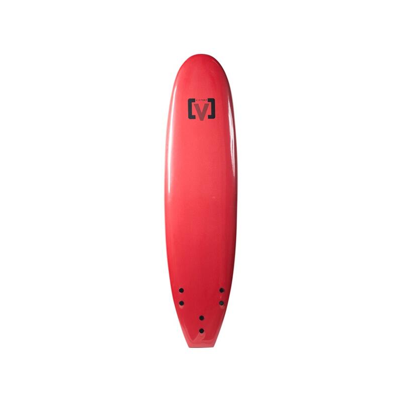 EPS Softboard - Planche de surf en mousse - Malibu 7'0 Wide - Red