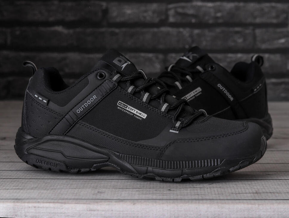 Buty męskie turystyczne trekkingowe DK PREDATOR BLK SOFTSHELL