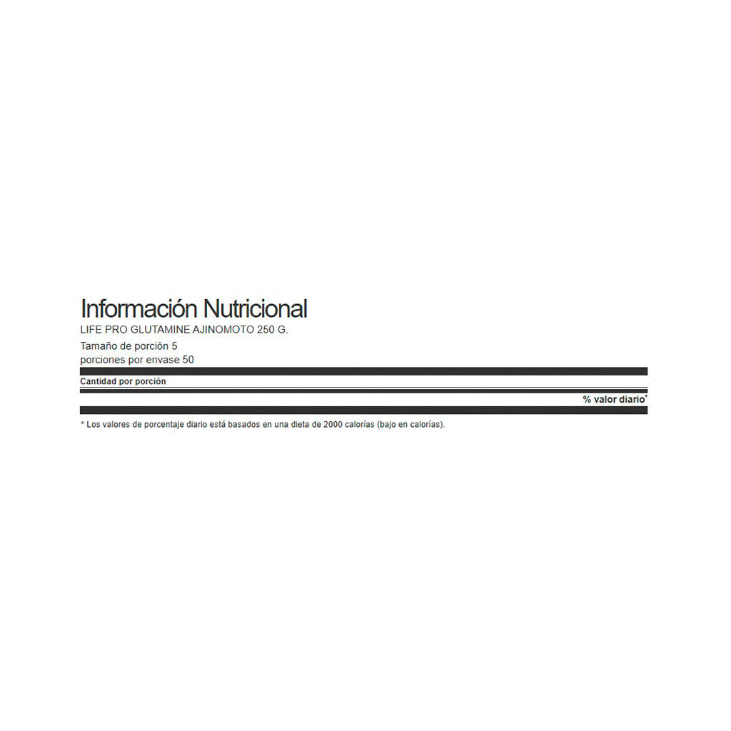 Glutammina ajinomoto 250g Life Pro 3/5