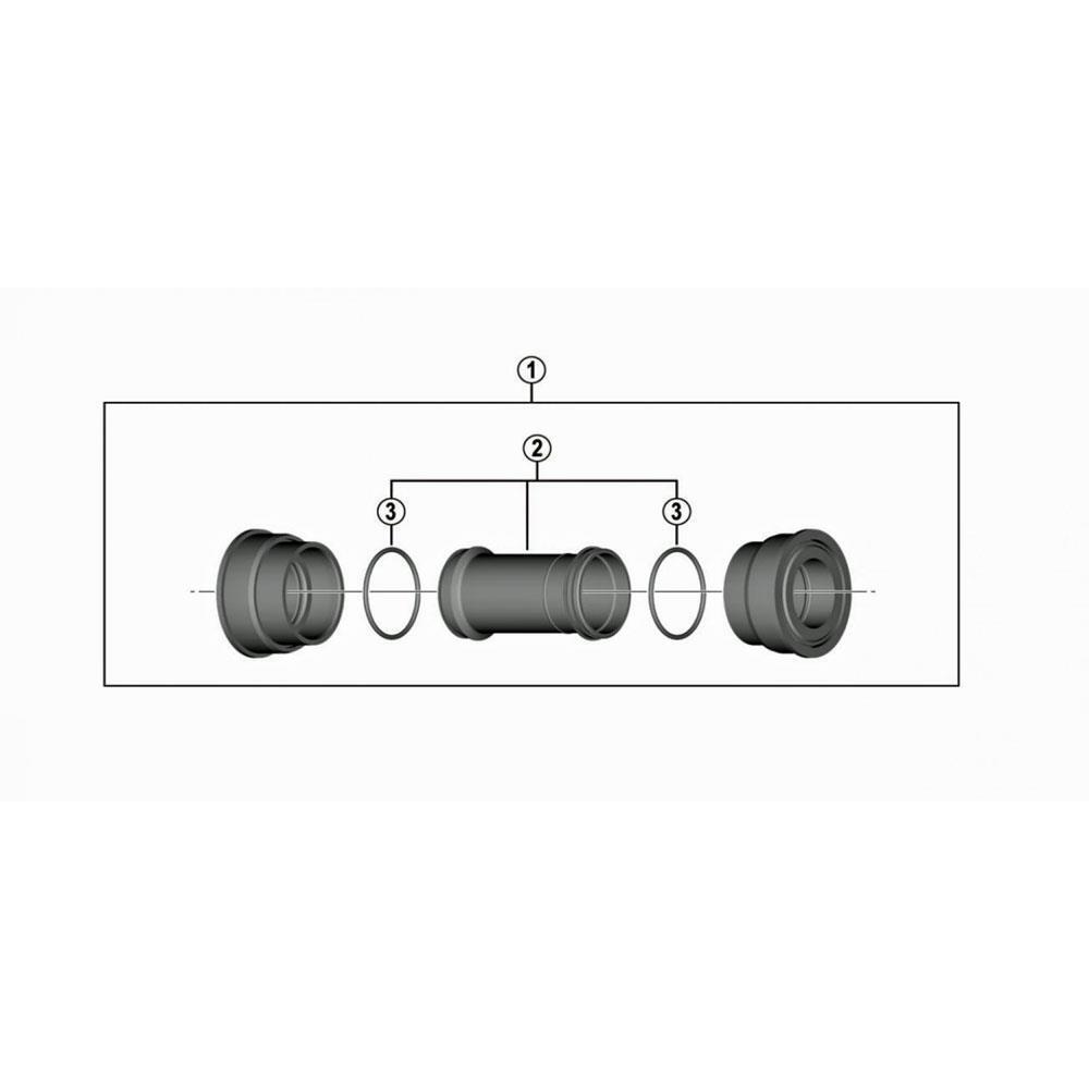 Shimano Dura Ace Press Fit Bottom Bracket 86.5mm 3/3