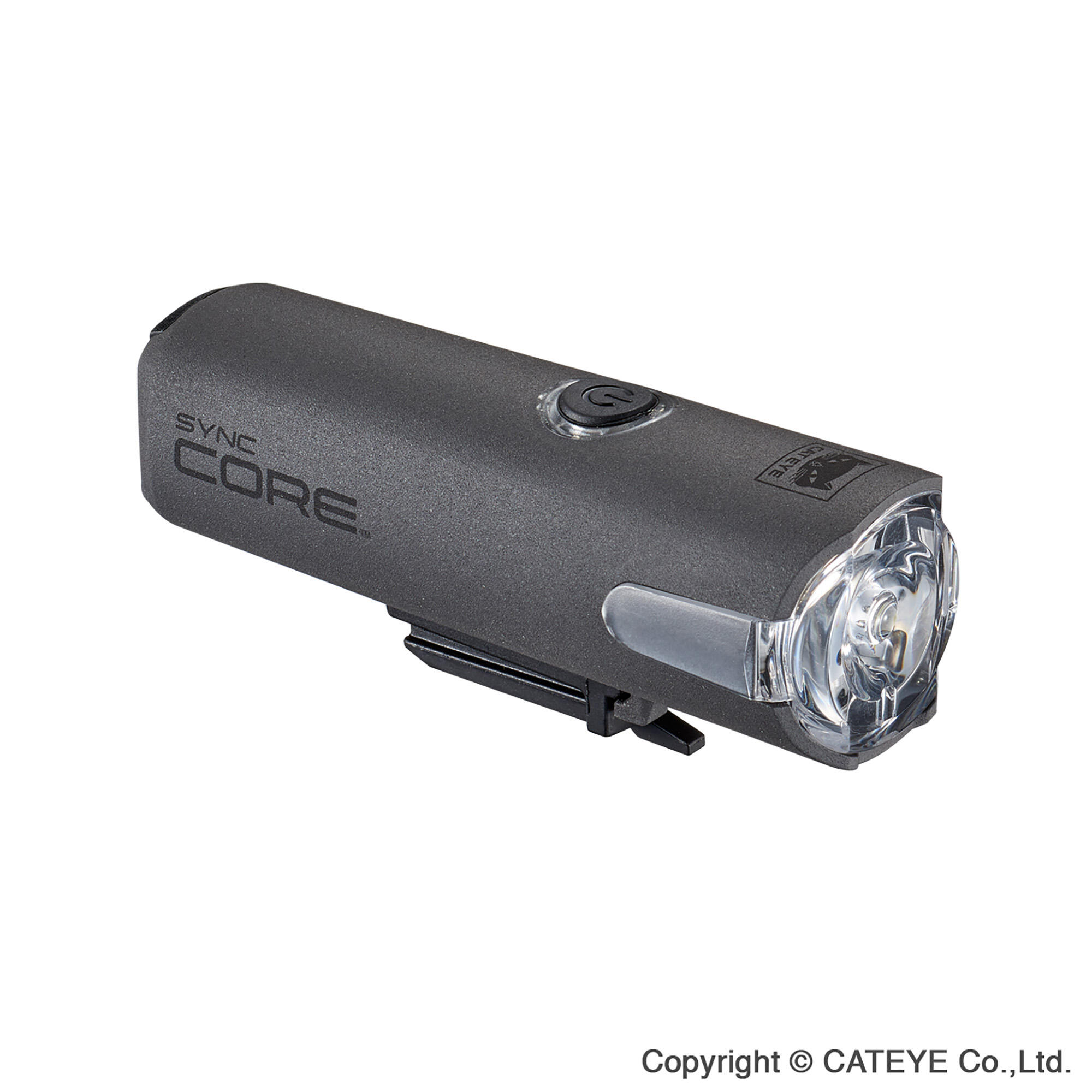 Cateye Sync Core 500 LM – Lampe Vélo Avant 500 Lumens, Rechargeable USB, Connexion Bluetooth, Montage Sans Outil