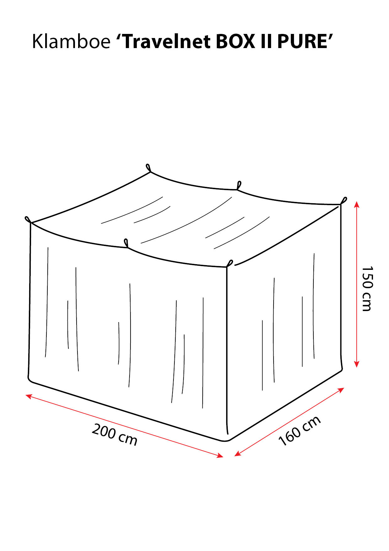 Zanzariera da viaggio Travelnet BOX L - PURE - L200x P160x H150cm 2 pers 2/7