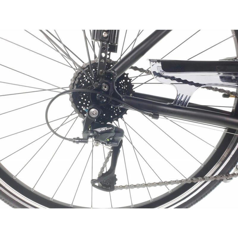 Bicicleta Dama Kands® Elite Pro Alu, 28'', Shimano, Cu suspensie, Negru