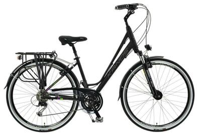 Damesfiets kands elite pro. 28". 150-167 cm. aluminium. 24 versnellingen. zwart