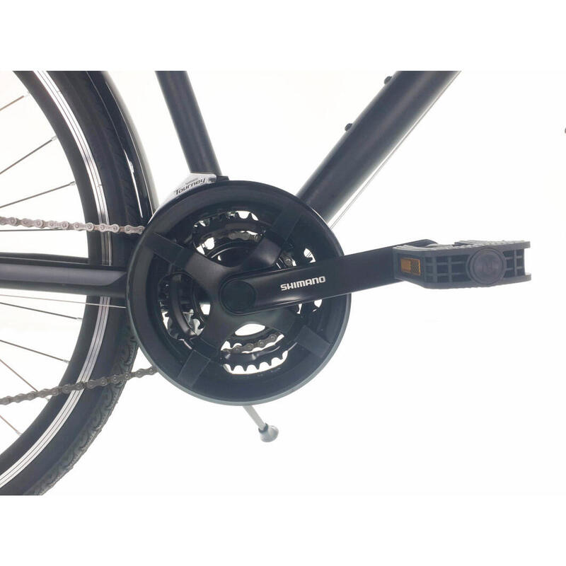 Bicicleta Barbati Kands® Travel-X Alu, Shimano, Cu suspensie, 28'' Negru