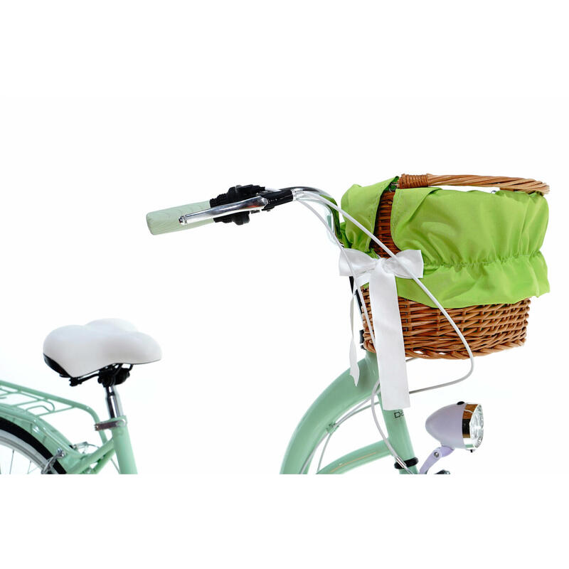 Bicicleta dama cu cos rachita Davi® Davi Emma 7 viteze 28", 160-185 cm, Verde