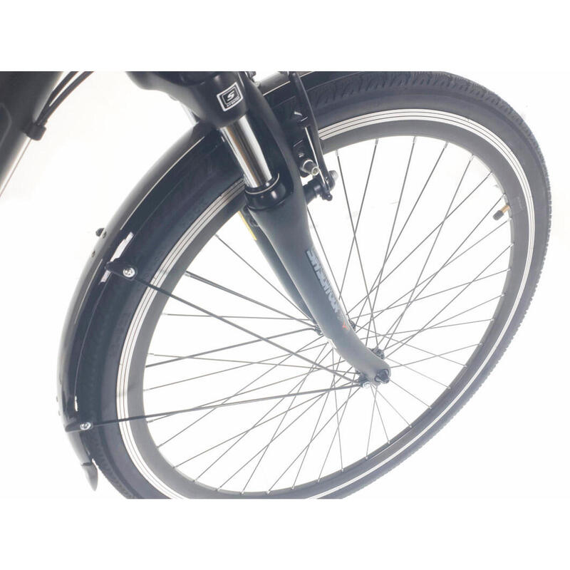 Bicicleta Barbati Kands® Travel-X Alu, Shimano, Cu suspensie,  28'' Negru