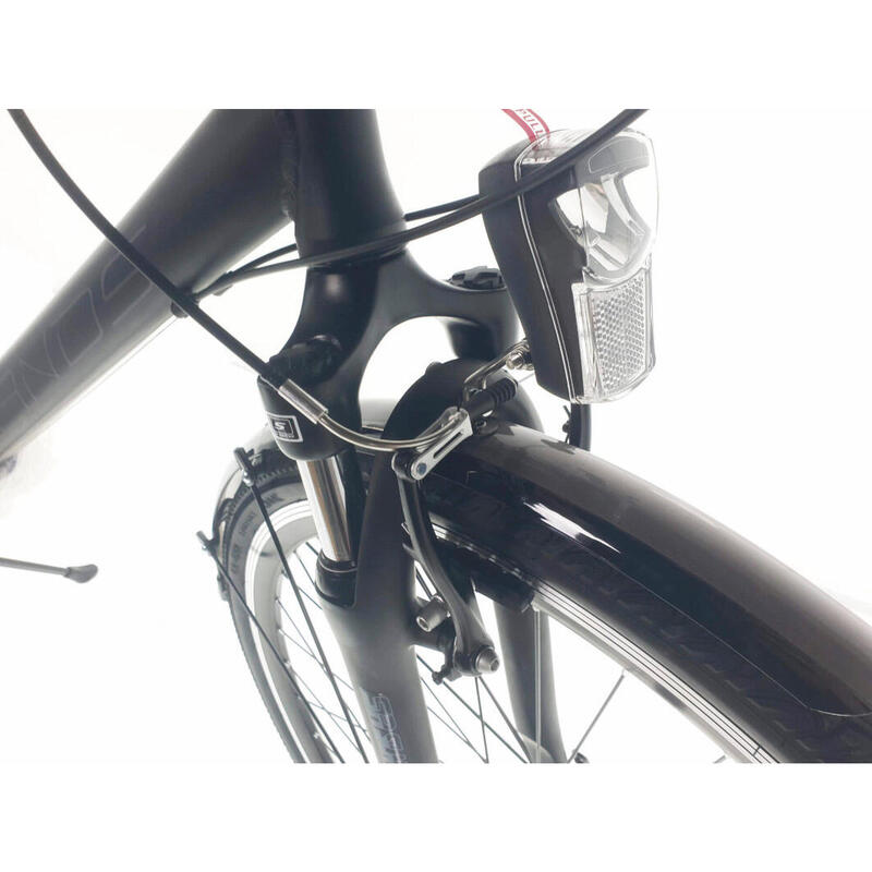 Bicicleta Barbati Kands® Travel-X Alu, Shimano, Cu suspensie,  28'' Negru