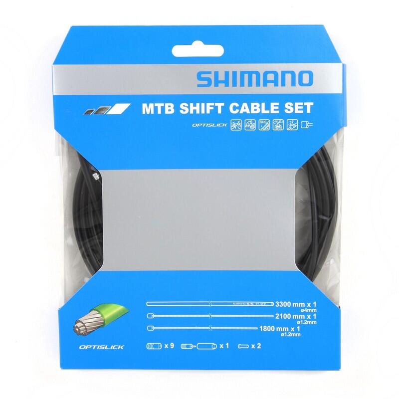Juegos de cables de cambio Shimano OT-SP41 OPTISLICK Negro