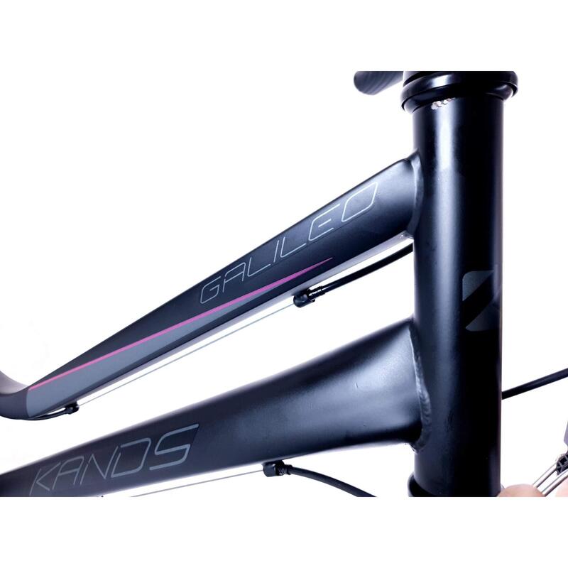 Kands® Galileo Női kerékpár 28'' kerék, Fekete , 21 fokozat Shimano, trekking