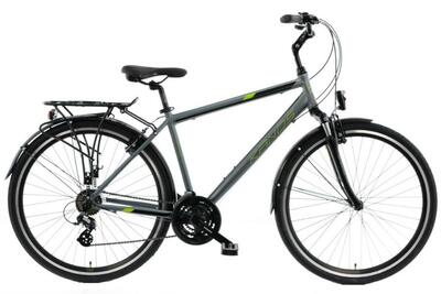 Herenfiets kands travel-x 28". 180-200 cm. 21 versnellingen. grafiet