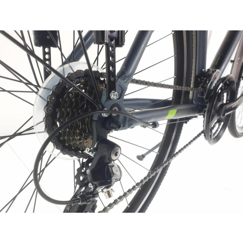 Bicicleta Barbati Kands® Travel-X Alu, Shimano, Cu suspensie,  28'', Grafit