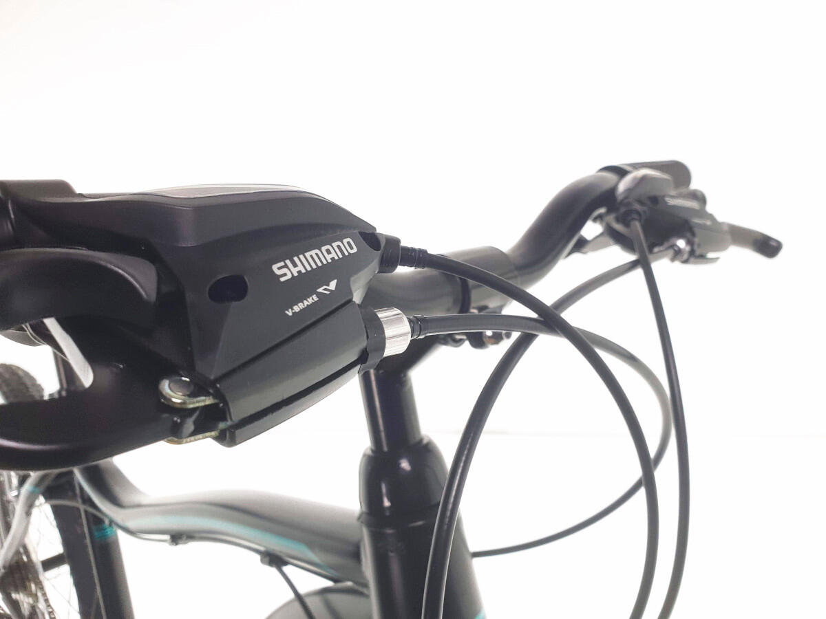 Damenfahrrad Kands Energy 500, 27,5", 166-188 cm, 21 Gänge, Schwarz/Grün 4/7