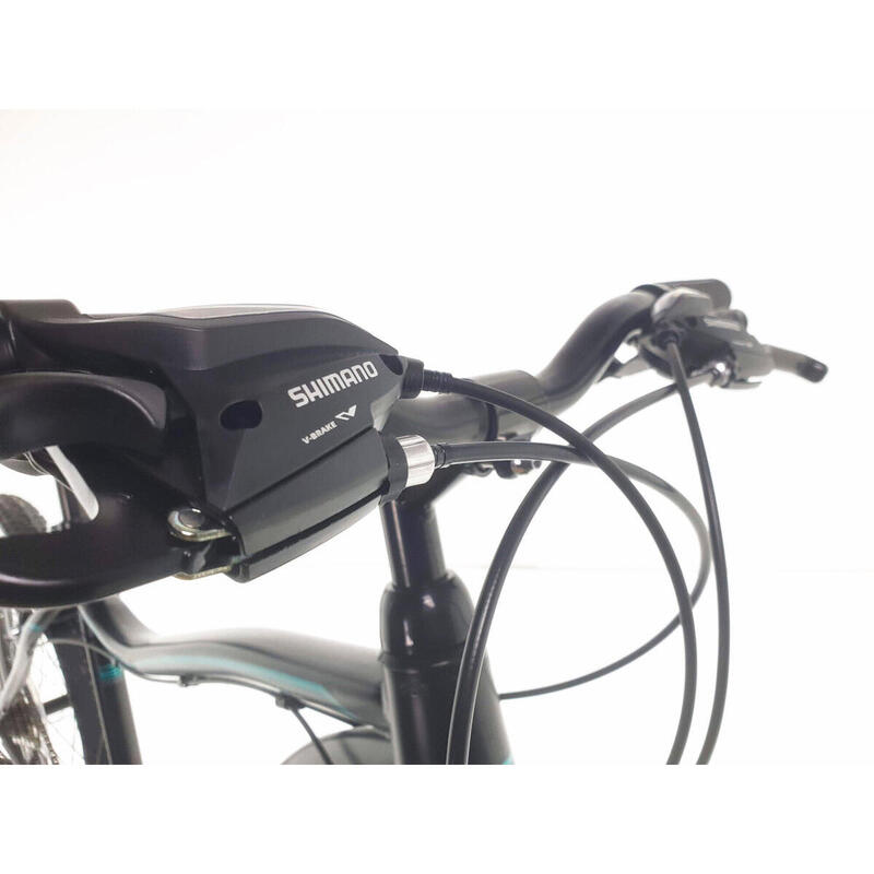 Kands® Energy 500 Női kerékpár 26'' 21 fokozat Shimano, Fekete/Zöld