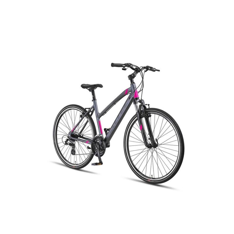 ALTEC Crossbike 28 Zoll Legarda Lady, grau-pink