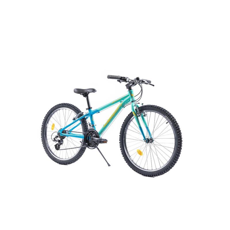 Bicicleta MTB Copii Pegas Mini Drumet 24'' Turcoaz Bleu