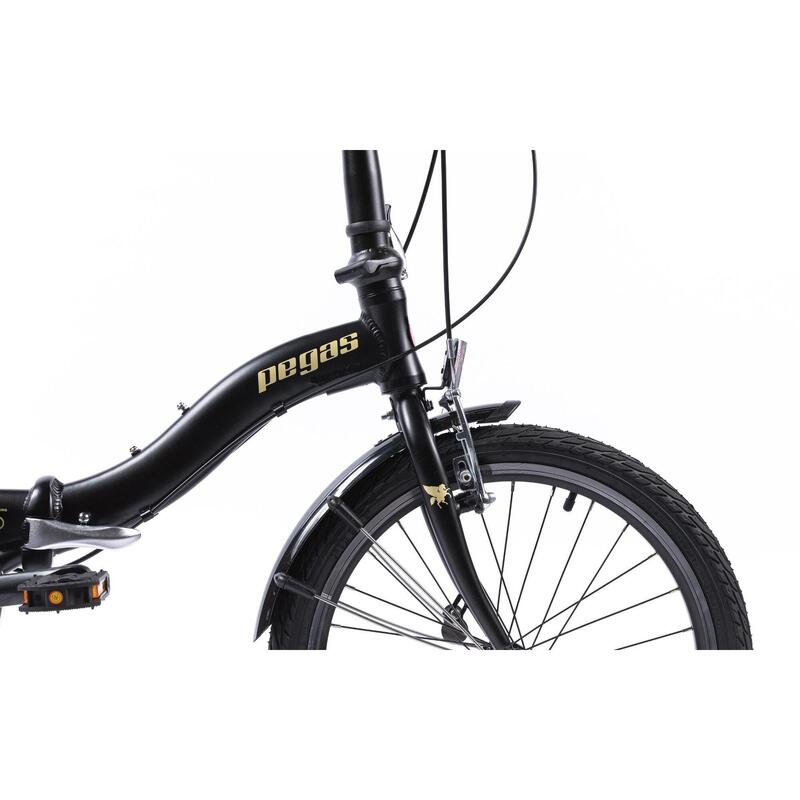 Bicicleta Pliabila Pegas Camping 3S Negru Mat ( AL )