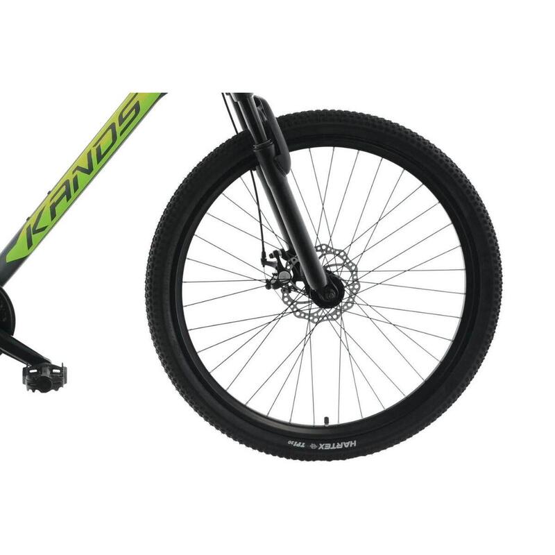 Bicicleta MTB Kands® Spectro, Shimano, Cu suspensie, Roata 27,5'', Grafit