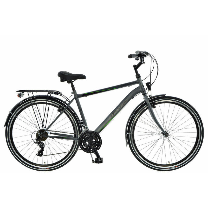 Bicicleta Kands® Galileo Barbati, Shimano, Roata 28'', Grafit