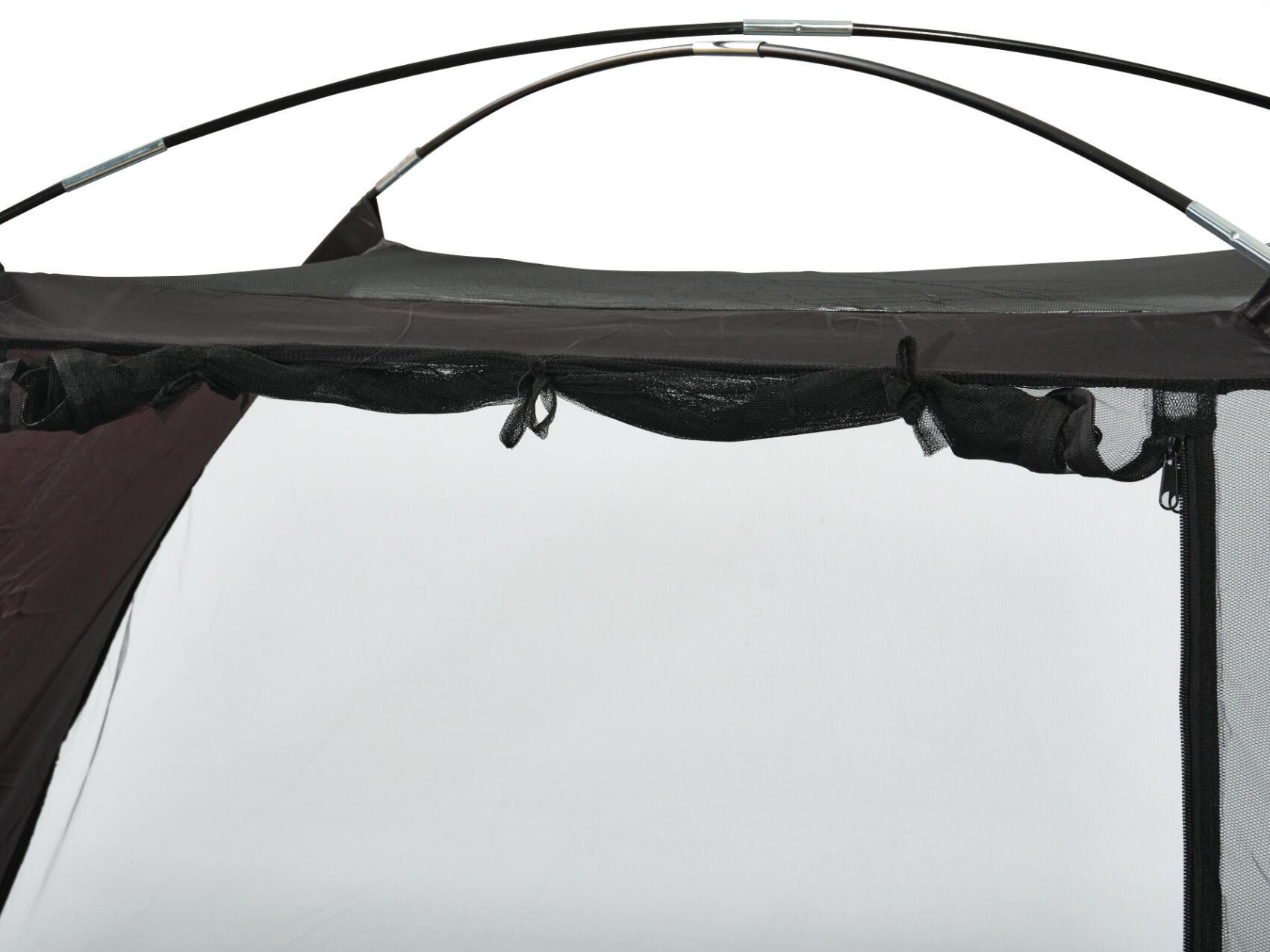 Deconet TENDA Tenda con zanzariera-100x200 cm-1 persona-Nero 5/7
