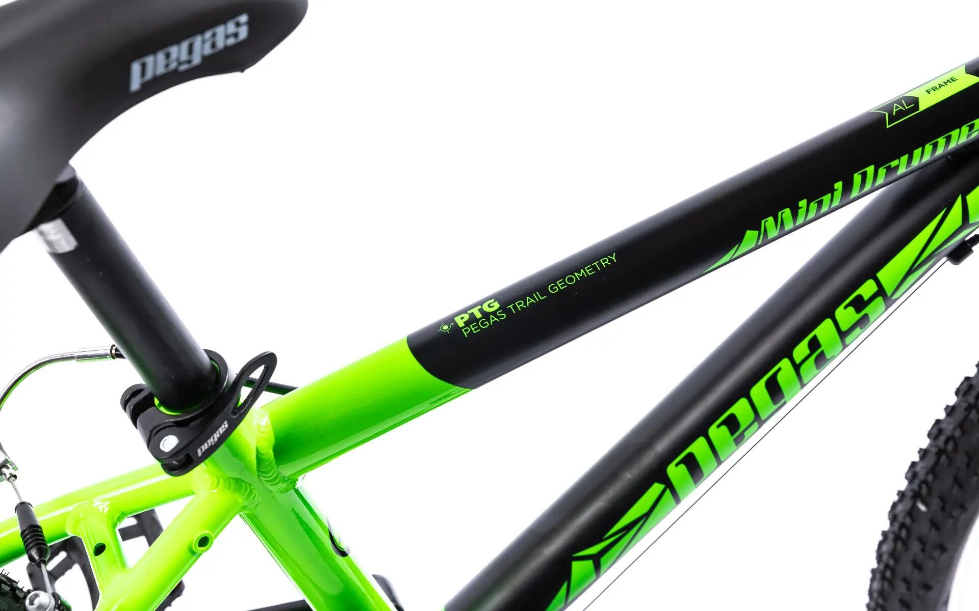Bicicleta Pegas Drumet 20 inch (Negru/Verde) 5/5