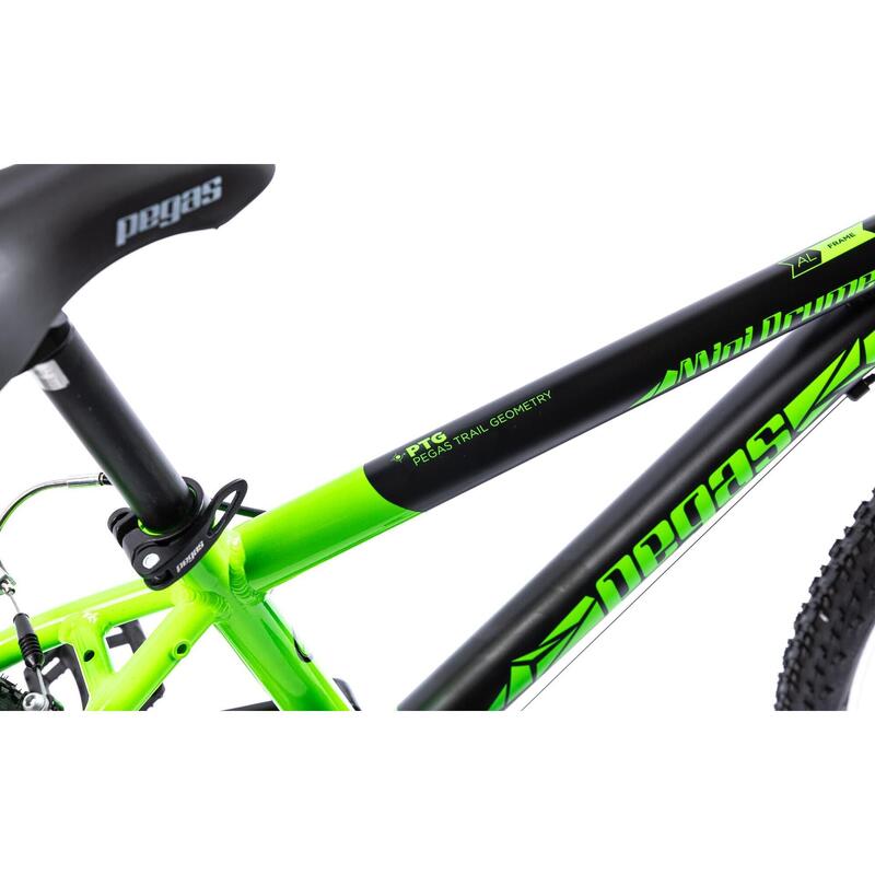 Bicicleta Pegas Drumet 20 inch (Negru/Verde)