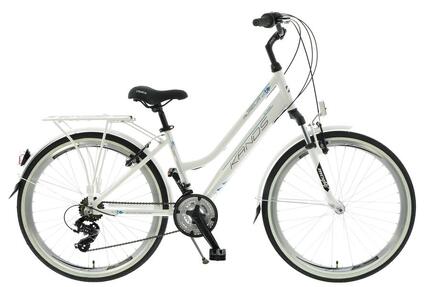 Kands Vélo Aurelia, aluminium, 140-160 cm, 26" 18 vitesses, Blanc