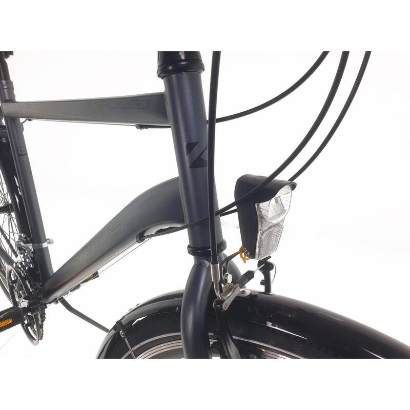 Bicicleta Kands® Galileo, Shimano, Cu suspensie, Barbati Roata 28'', Grafit