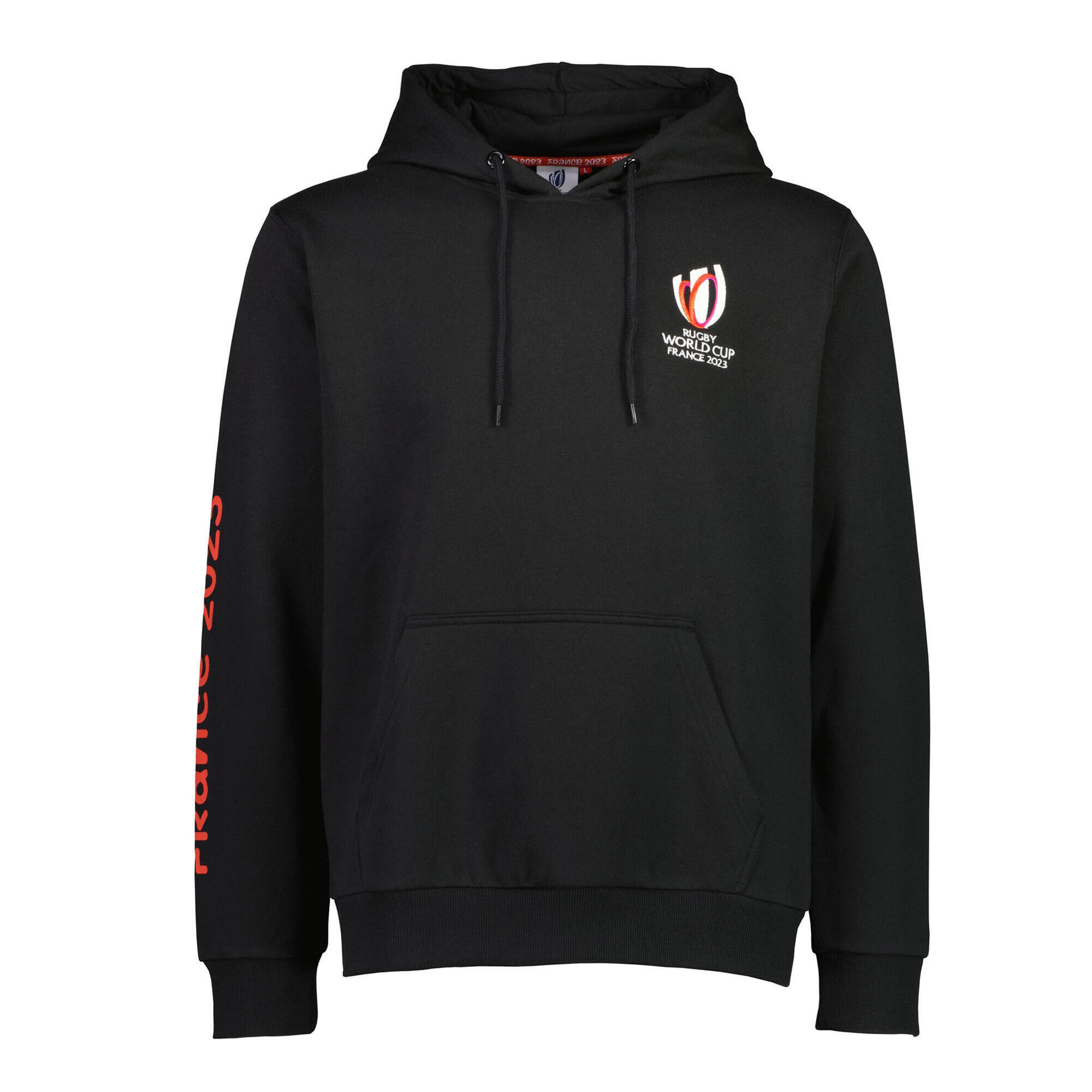 Rugby World Cup 2023 - Sweat Rugby World Cup - Rwc - Collection Officielle Coupe Du Monde De Rugby 2023 - Gilet Manches Longues - Noir - 56 3xl - Decathlon