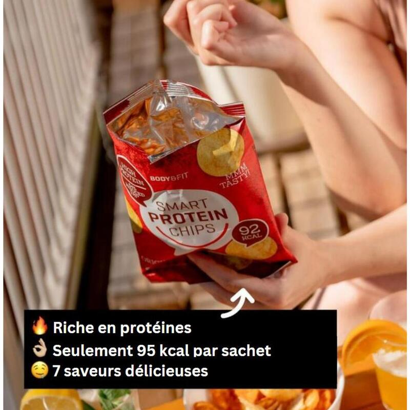 Smart Chips - Piment doux et piquant - 276 grammes (12 sachets)