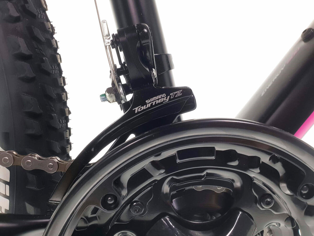 Damenfahrrad Kands Energy 500, 27,5", 150-165 cm, 21 Gänge, Schwarz/Rosa 4/7