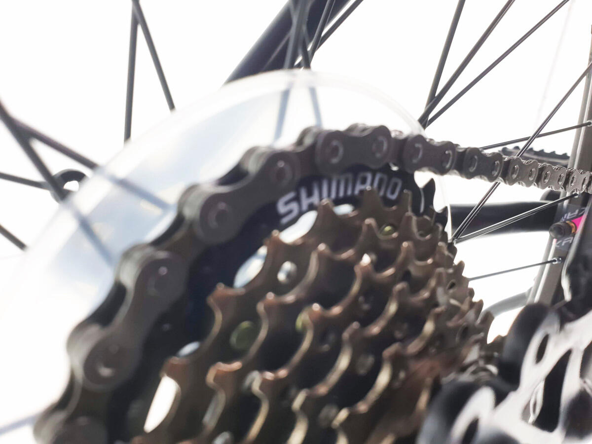 Damenfahrrad Kands Energy 500, 27,5", 150-165 cm, 21 Gänge, Schwarz/Rosa 2/7