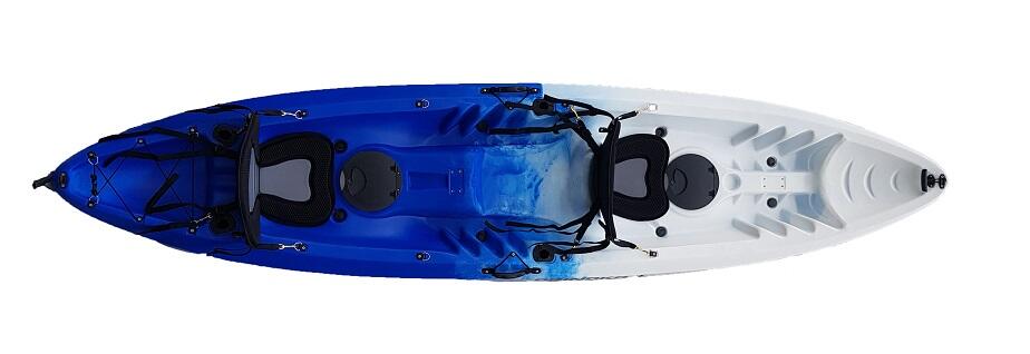 Kajak dwuosobowy sit on top do pływania Scorpio kayak Orinoko 2 zestaw 2/4