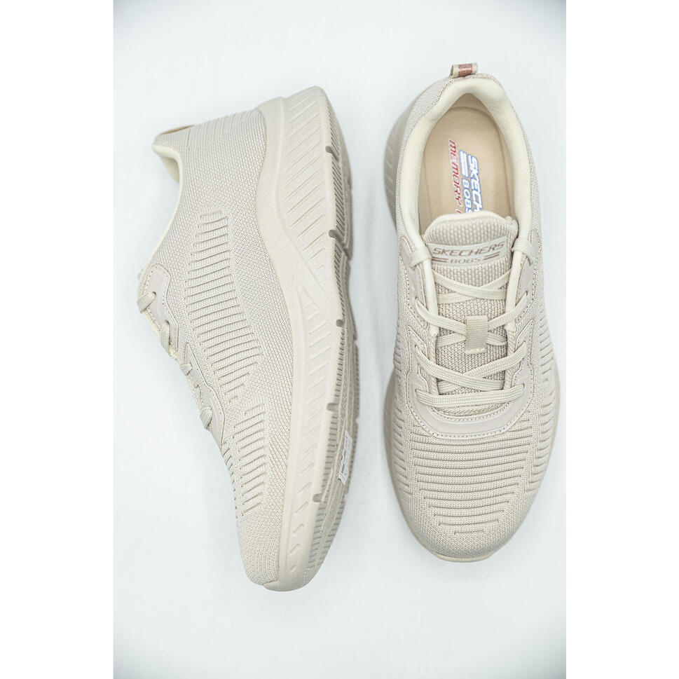 BUTY damskie SKECHERS BOBS 117378-NAT beżowe niskie lekkie sportowe 36,5