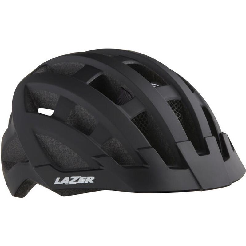 Casco de bicicleta Compact Deluxe Unisex Black Size 54-61 cm