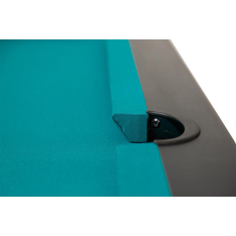 Billard Pacha - Tapis vert - Fabrication Française - 216x123x78