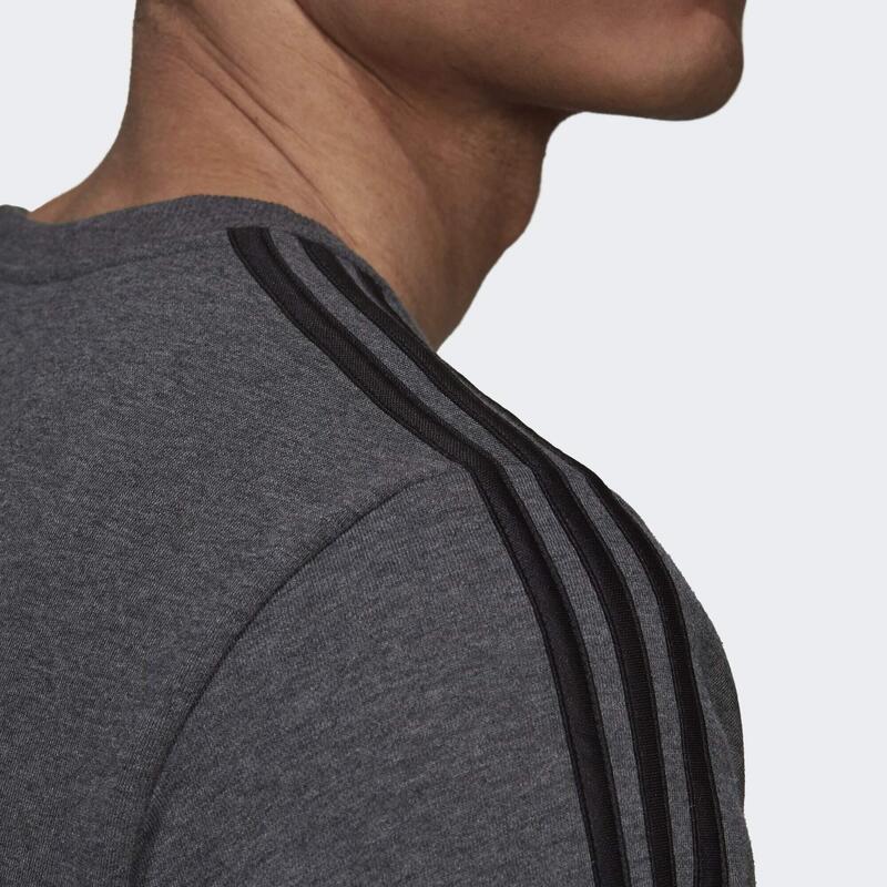 Halenka adidas Essentials Fleece 3-Stripes, Šedá, Muži