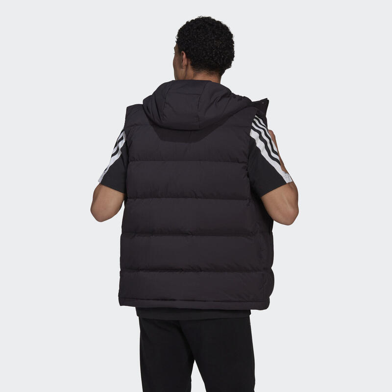 Helionic Donsbodywarmer met Capuchon