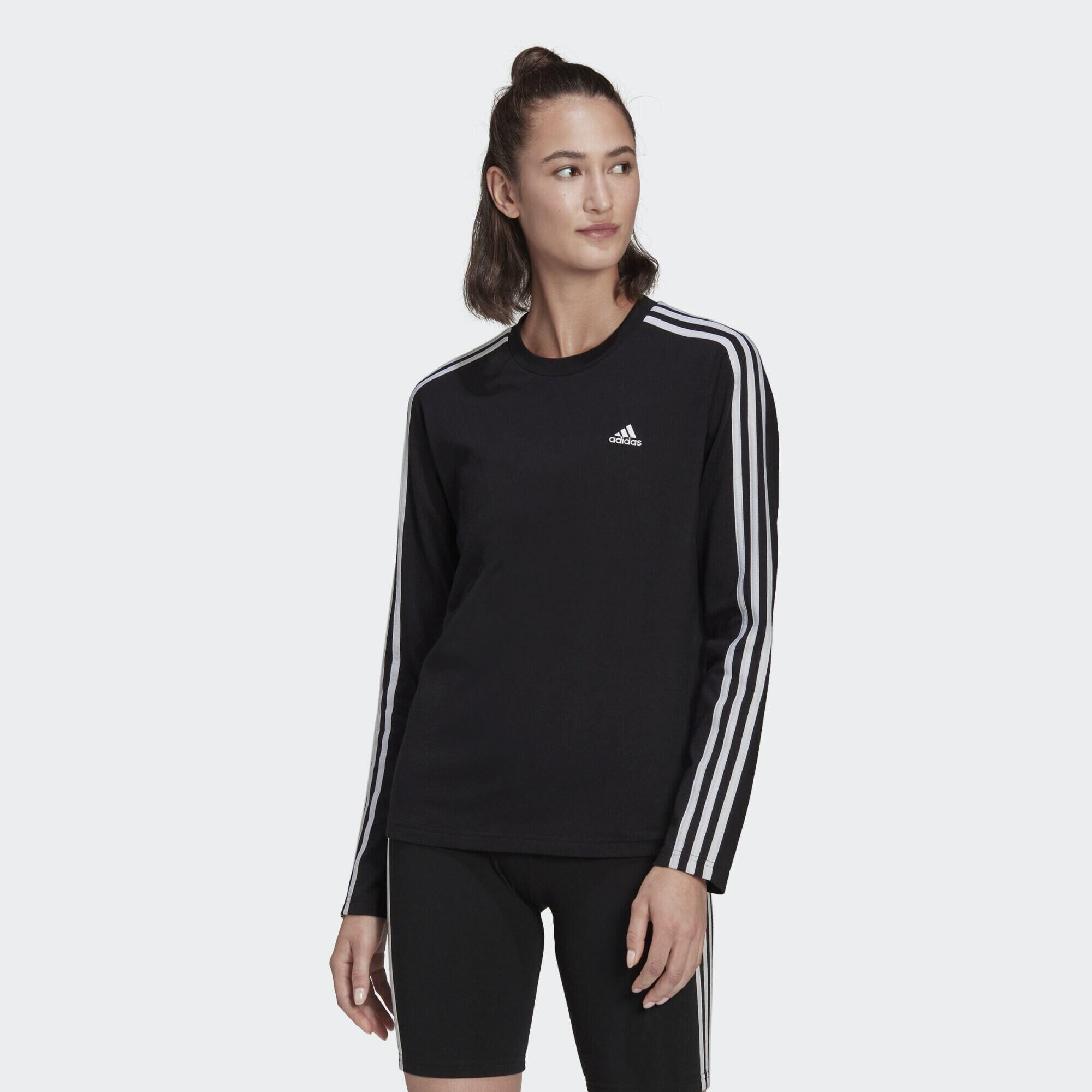 ADIDAS Essentials 3-Stripes Long Sleeve Tee